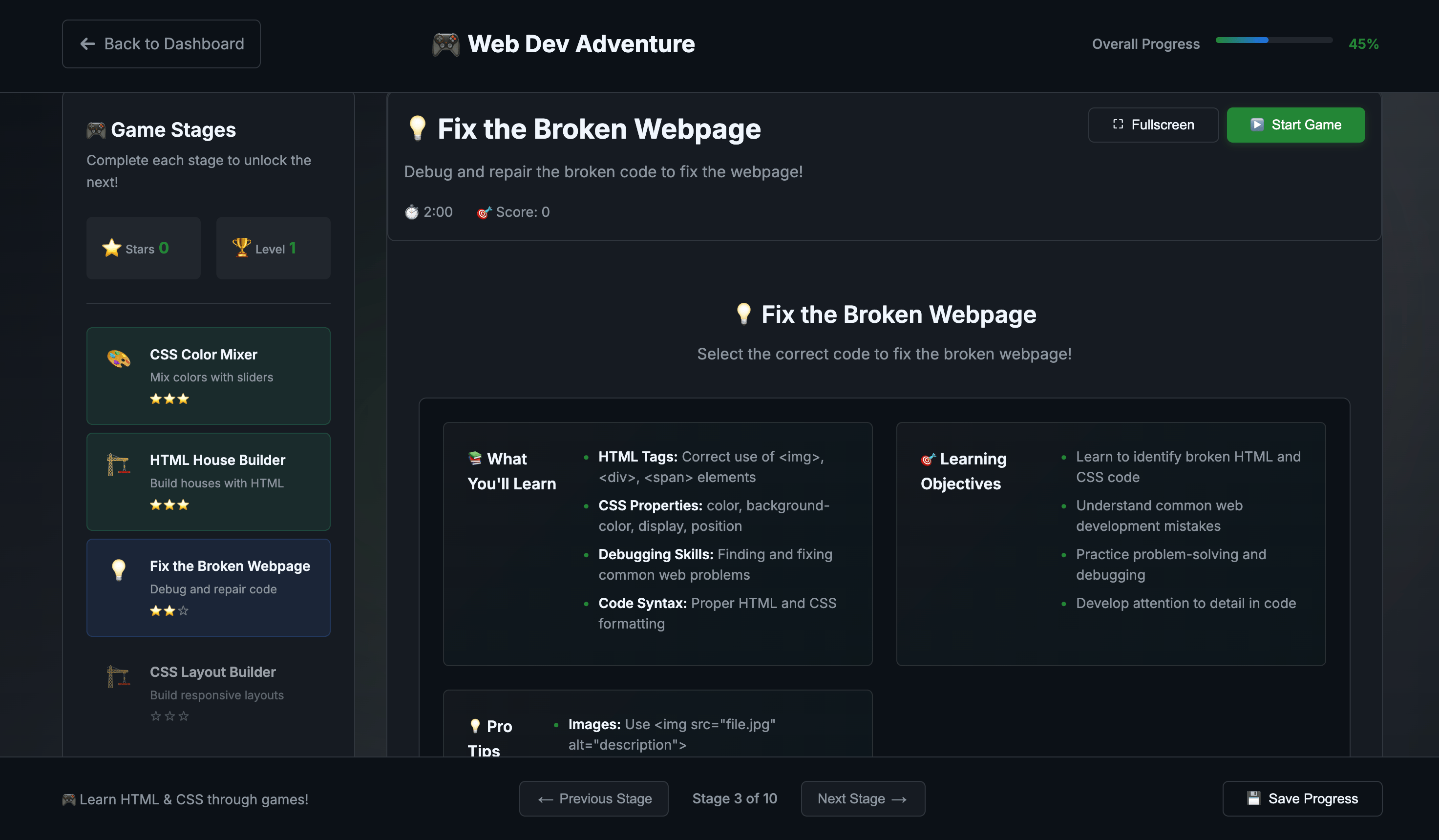 Learning Lab - Interactive Learning Environment